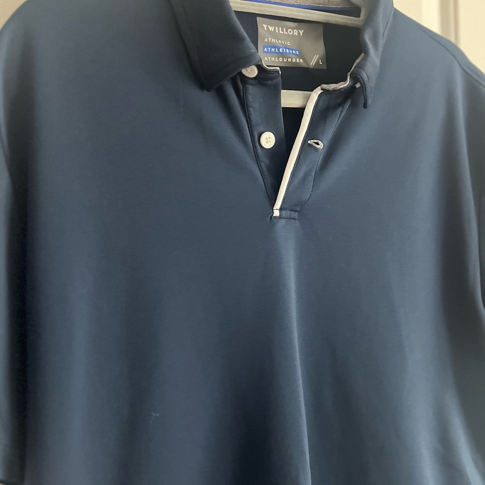 Men's Twillory Classic Blue Polo Shirt